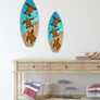 3 Baby Turtles Surfboard Wall Art