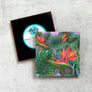 Bird of Paradise with Monstera Magnet