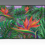 Bird of Paradise with Monstera Door Mat