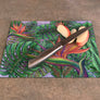 Bird of Paradise with Monstera Cutting Board