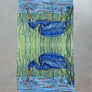 Heron in the Marsh Hand Towel
