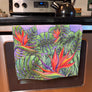 Bird of Paradise with Monstera Hand Towel