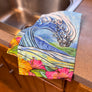 Hibiscus Wave Hand Towel