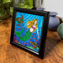 Mermaid and Turtles Framed Art