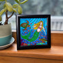 Mermaid and Turtles Framed Art