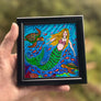 Mermaid and Turtles Framed Art
