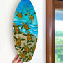 Ocean Bound Turtles Surfboard Wall Art