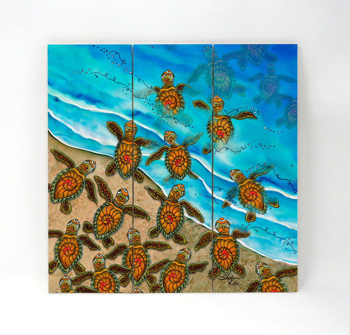 Ocean Bound Turtles Wall Art