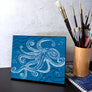 Octopus One Color Wall Art Panel