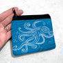 Octopus One Color Coin Bag