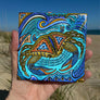 Primitive Crab Ceramic Tile