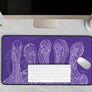 Purple Pelican Party Desk Mat