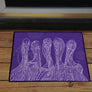 Purple Pelican Party Door Mat