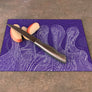Purple Pelican Party Cutting Board