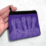 Purple Pelican Party Coin Bag