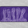 Purple Pelican Party Desk Mat