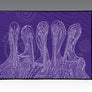 Purple Pelican Party Door Mat