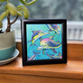 Rainbow Dolphin Framed Art
