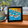 Sanderling Dance Framed Art