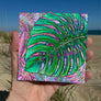 Single Monstera Ceramic Tile