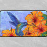 Tropical Hummingbird Desk Mat
