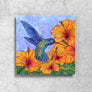 Tropical Hummingbird Magnet