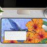 Tropical Hummingbird Desk Mat