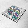 Tropical Flip Flops Magnet
