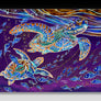 Turtles and Fish Aluminum Wall Art