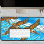 Wings over Waves Desk Mat