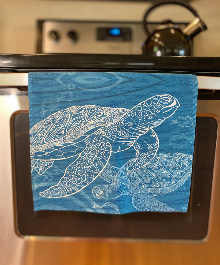 Sea Turtle One Color Hand Towel