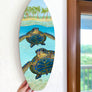 2 Turtle Paradise Surfboard Wall Art