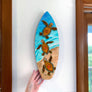 3 Baby Turtles Surfboard Wall Art