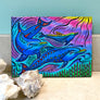 3 Dolphins Ceramic Tile