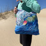 The Wave Tote Beach Bag