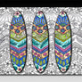 3 Surfboards Ceramic Tile