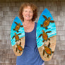 3 Baby Turtles Surfboard Wall Art