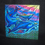 3 Dolphins Ceramic Tile