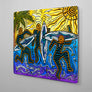 Primitive Surfers Aluminum Wall Art
