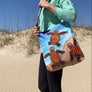 3 Baby Turtles Tote Beach Bag