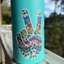 Island Love Peace Sign Sticker