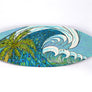 Palm Trees and Waves Surfboard Wall Art