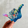 The Wave Shaka Sticker