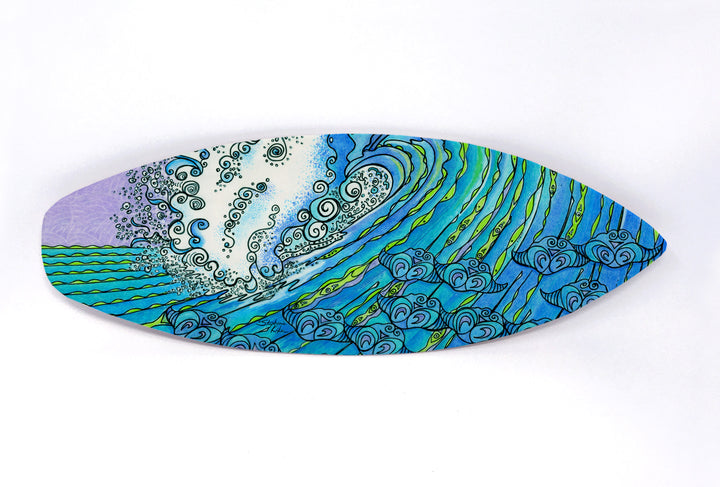 Ocean Life Surfboard Wall Art