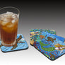 Flamingo Flowers Coaster