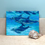 Dolphin Cruise Ceramic Tile
