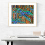 Dragonfly Garden Print