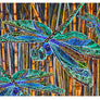 Dragonfly Garden Print