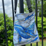 Whale Watch Tote Beach Bag