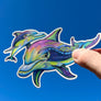 Rainbow Dolphin Sticker